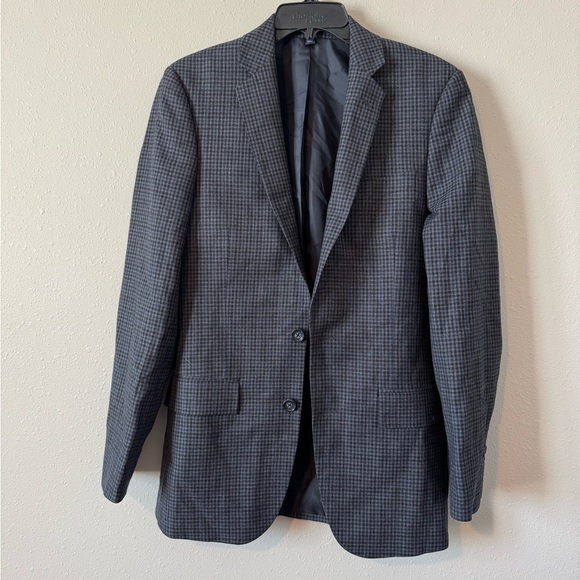 J. Crew Other - J Crew Thompson Wool Blazer 34R Navy Gingham